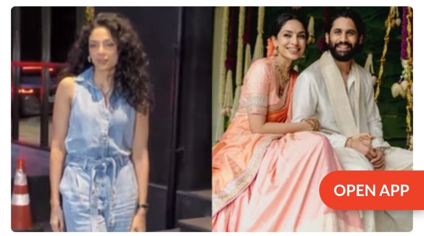 Sobhita Dhulipala goes retro in all-denim jumpsuit for first appearance post-engagement with Naga Chaitanya