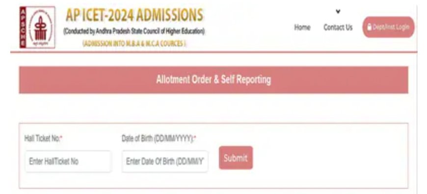 AP ICET 2024 Phase 1 seat allotment result out