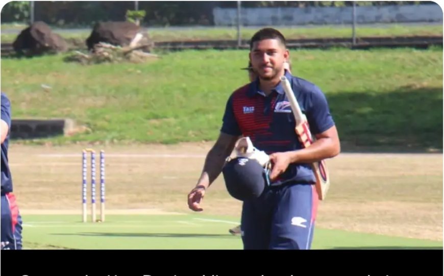 Samoa's Darius Visser breaks men's T20I records with 39 runs in an over